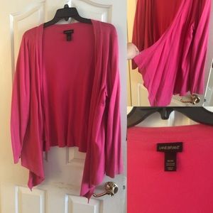 hot pink cardigan plus size
